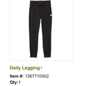 Vuori daily legging black small